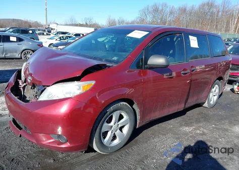 2015 Toyota Sienna L 7 Passenger из США, поврежденный, VIN 5TDZK3DC4FS630147